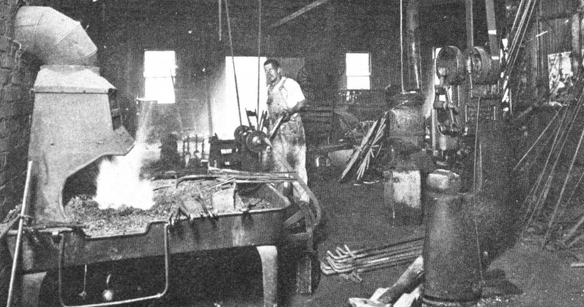 Inside the Villiger Blacksmith Shop