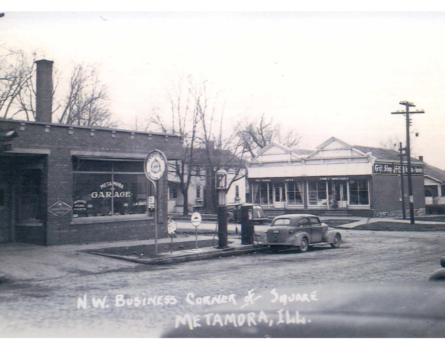 Metamora Garage circa 1946