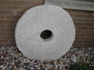 Grinding stone at Firehouse