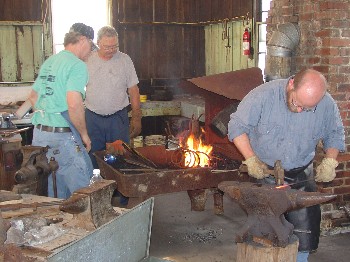 Thanks to Illinois Valley Blacksmith Association members for the blacksmithing demonstrations.