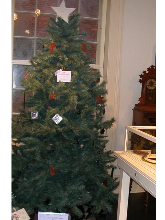 Villiger's Blacksmith Shop Tree Christmas in the Courthouse