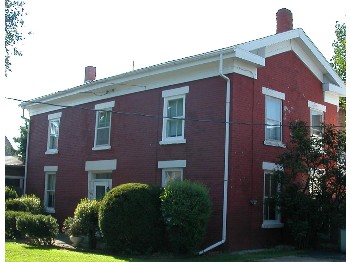 The original Woodford County Jail is in Metamora, Illinois